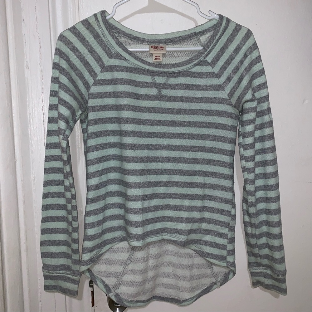 Hoodie with stripes